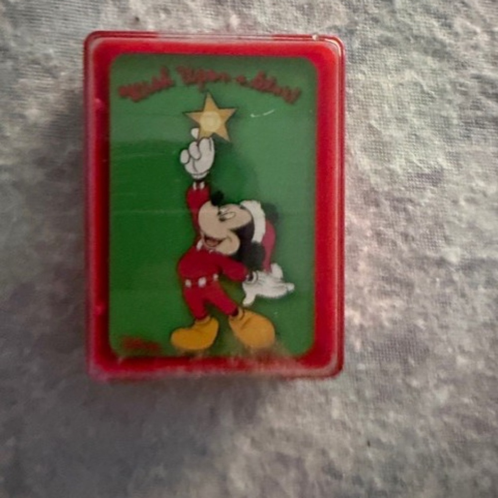 Disney Mickey Mouse Wish Upon A Star Mini Playing Cards New in Case